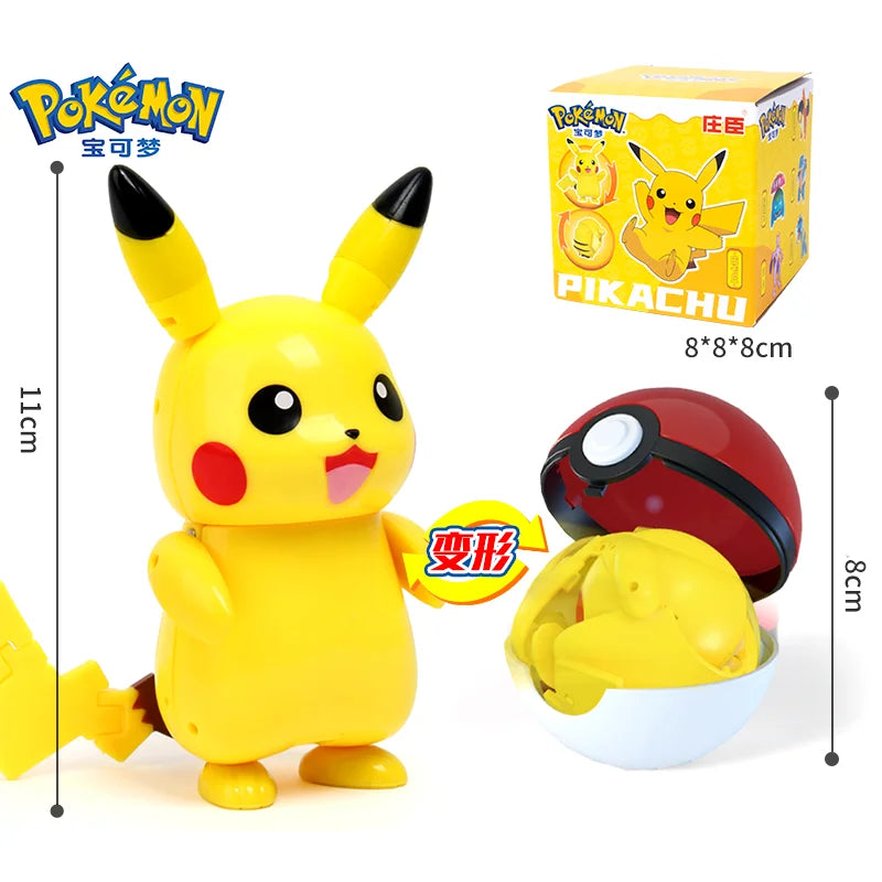 Figura de Acción Transformable con Pokébola