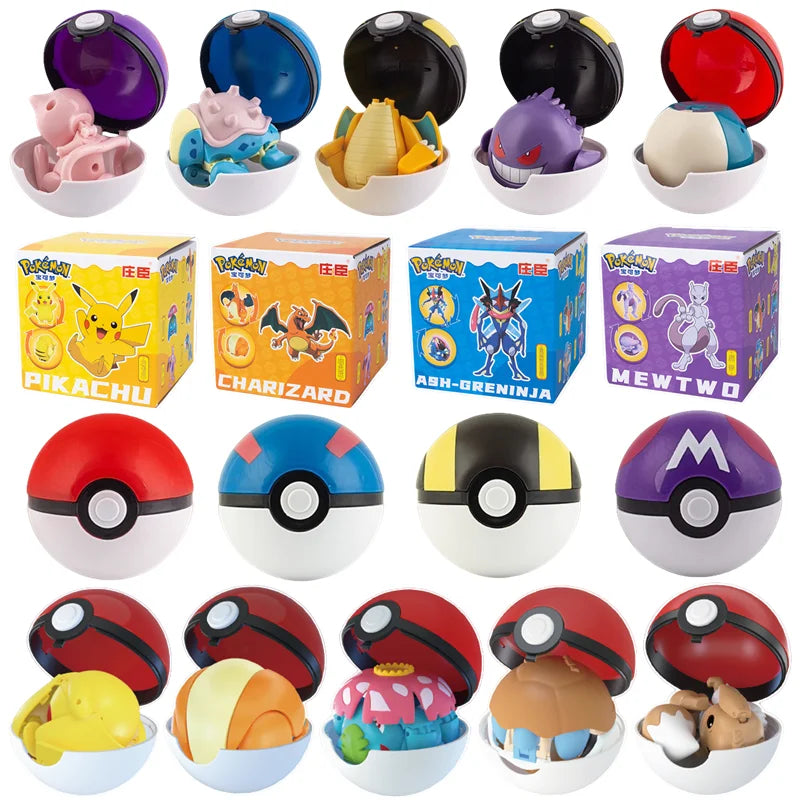 Figura de Acción Transformable con Pokébola