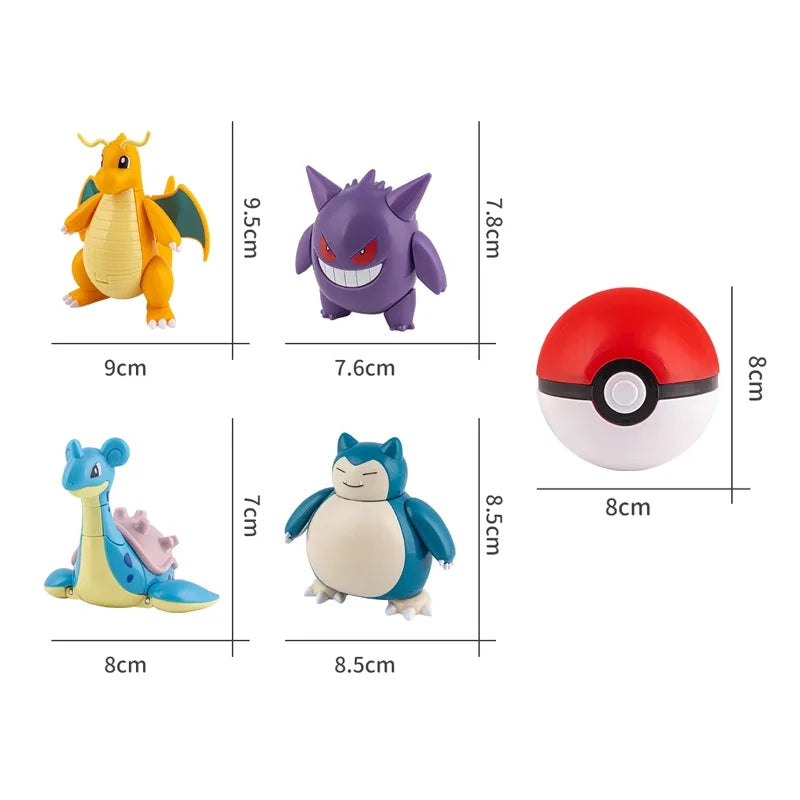 Figura de Acción Transformable con Pokébola