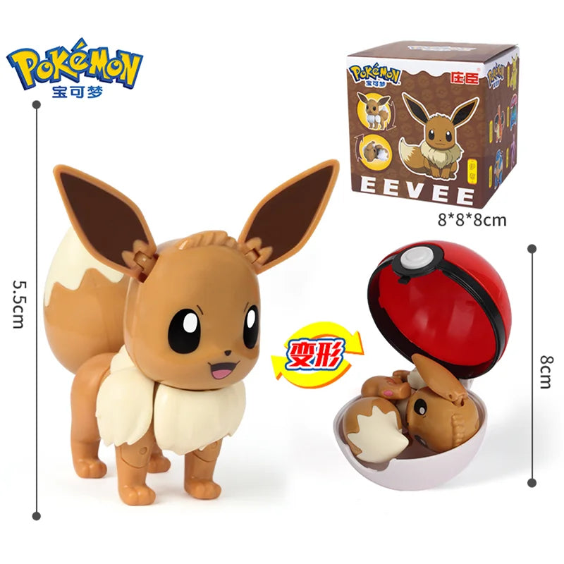 Figura de Acción Transformable con Pokébola