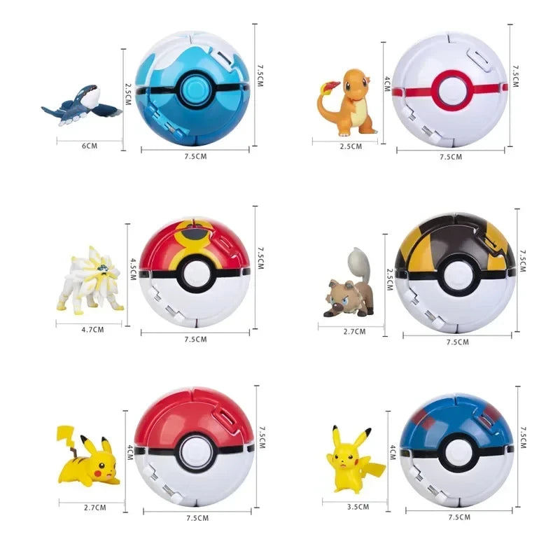 Pokeball con Figura de Acción Pokémon