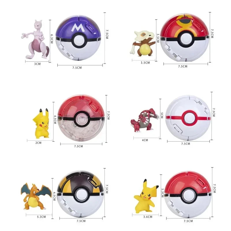 Pokeball con Figura de Acción Pokémon