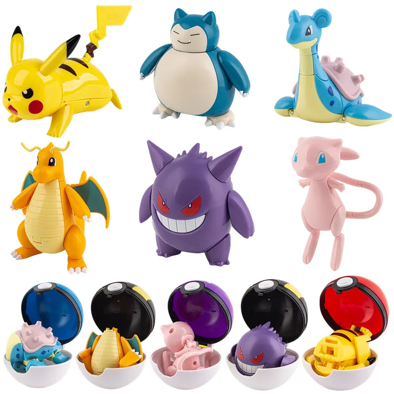 Figura de Acción Transformable con Pokébola