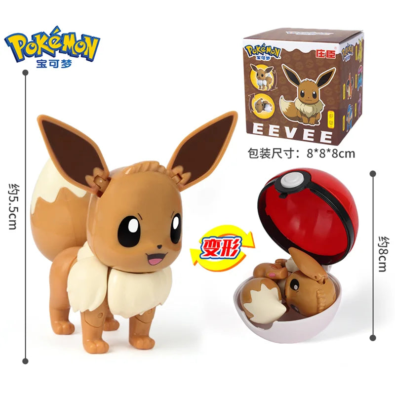 Figura de Acción Transformable con Pokébola